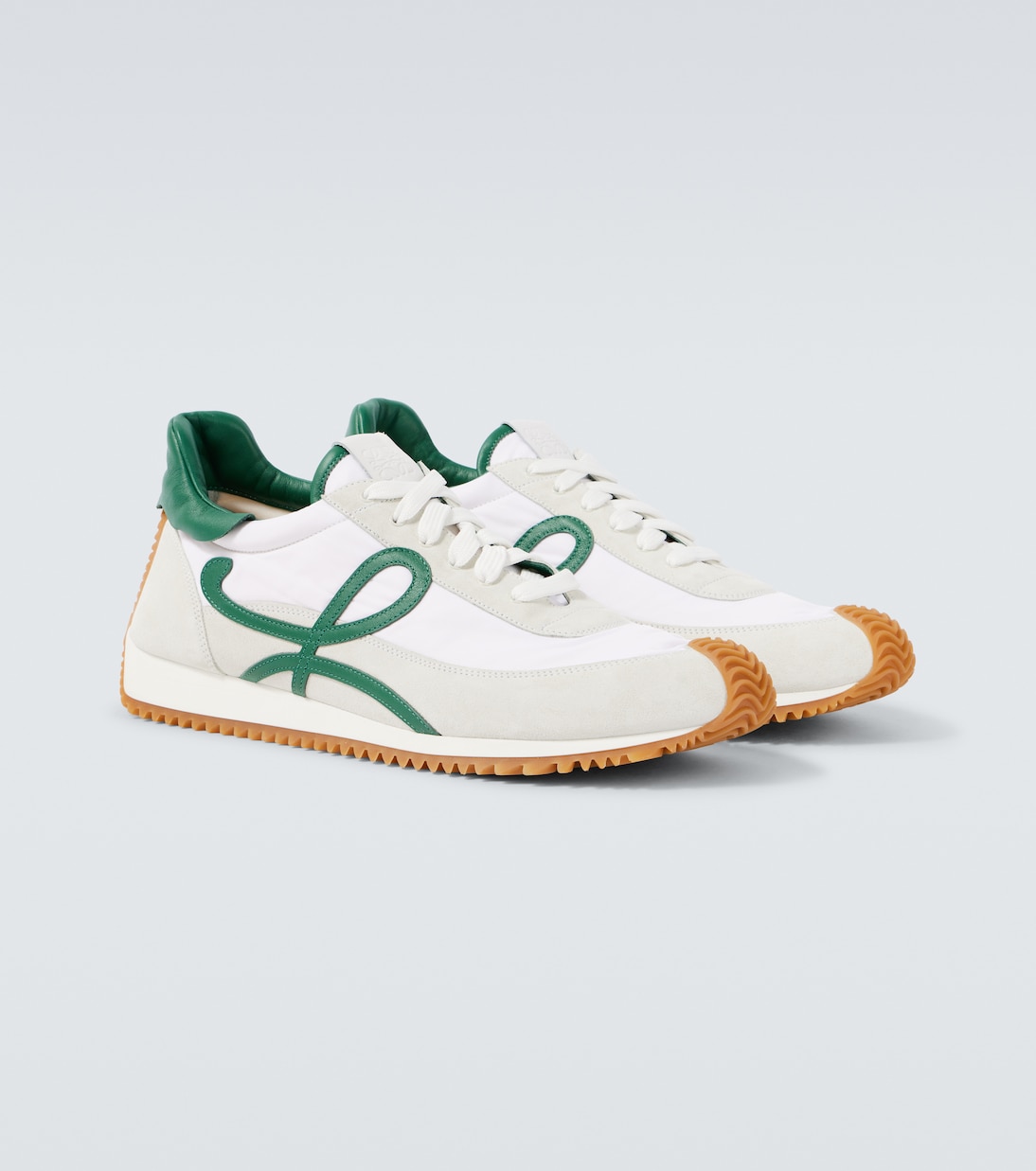 Flow Runner 2.0 suede-trimmed sneakers | Loewe