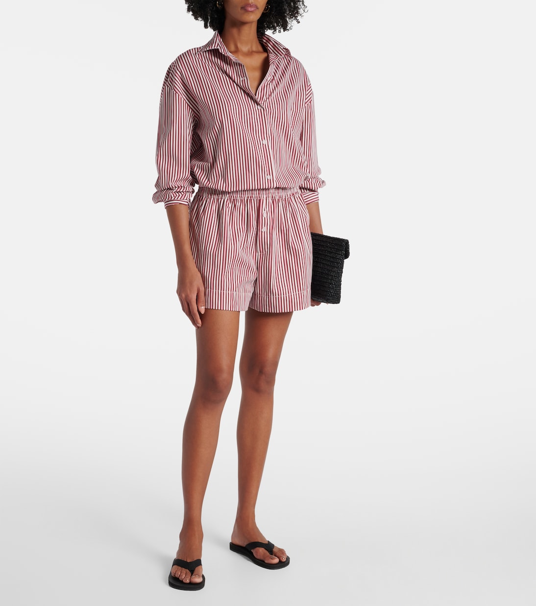 Shorts Lonia in cotone a righe | Faithfull