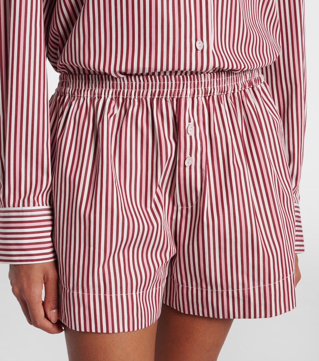 Shorts Lonia in cotone a righe | Faithfull