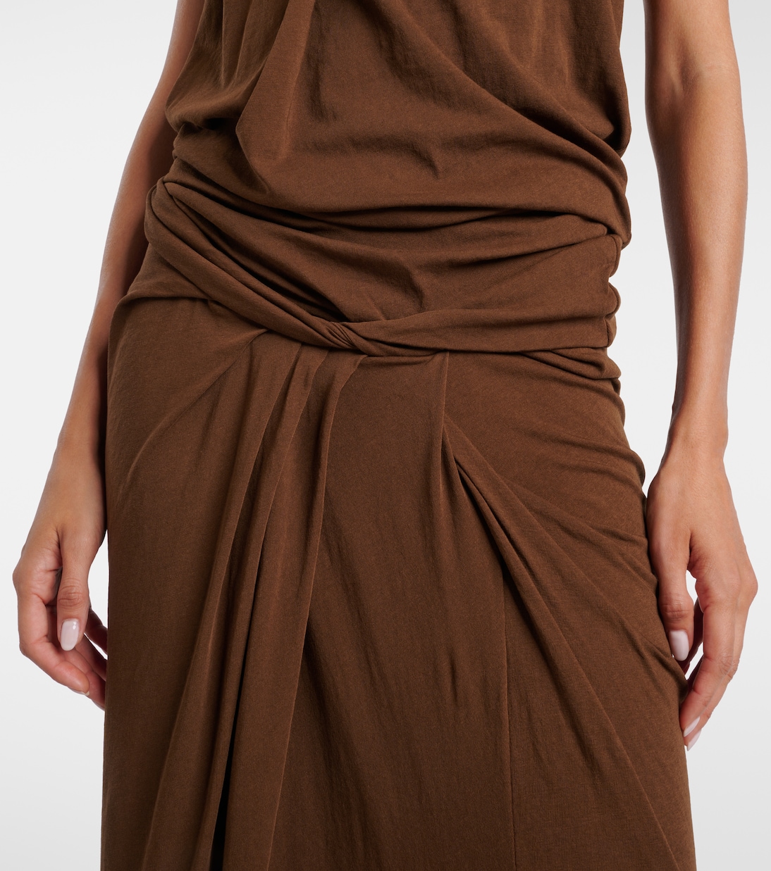 Maxikleid Shroud aus Jersey | Entire Studios