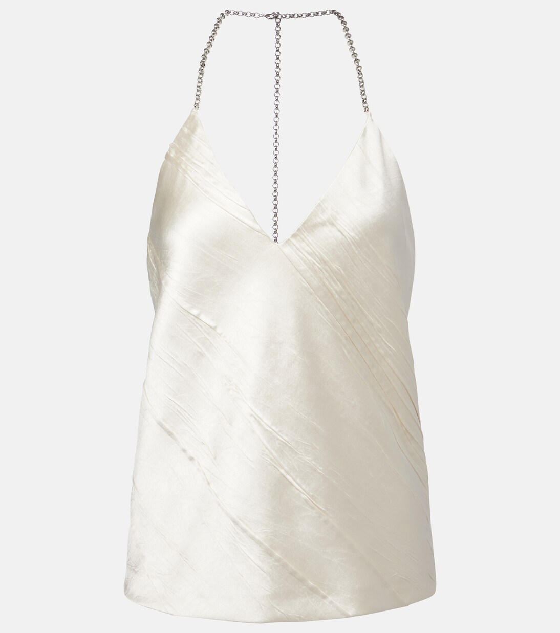 Fatuo chain-detail satin camisole | Sportmax