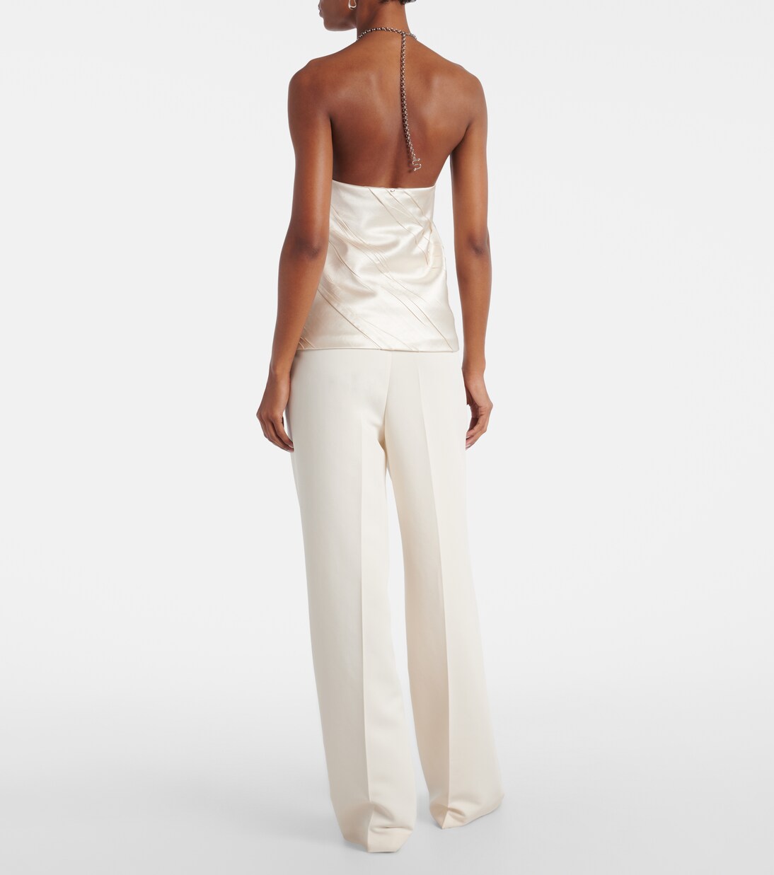 Fatuo chain-detail satin camisole | Sportmax