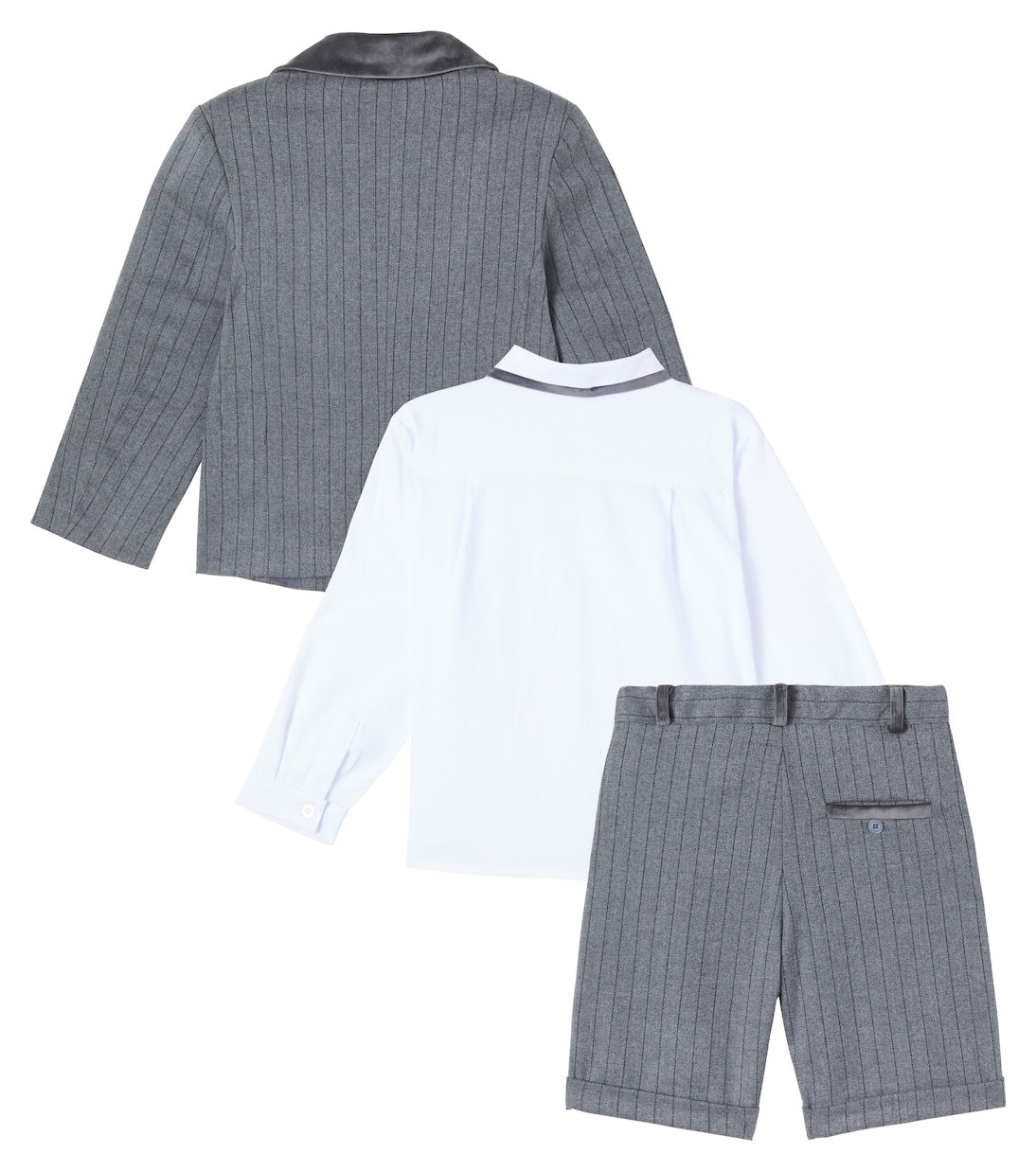 Cotton blazer, shirt, and shorts set | Patachou