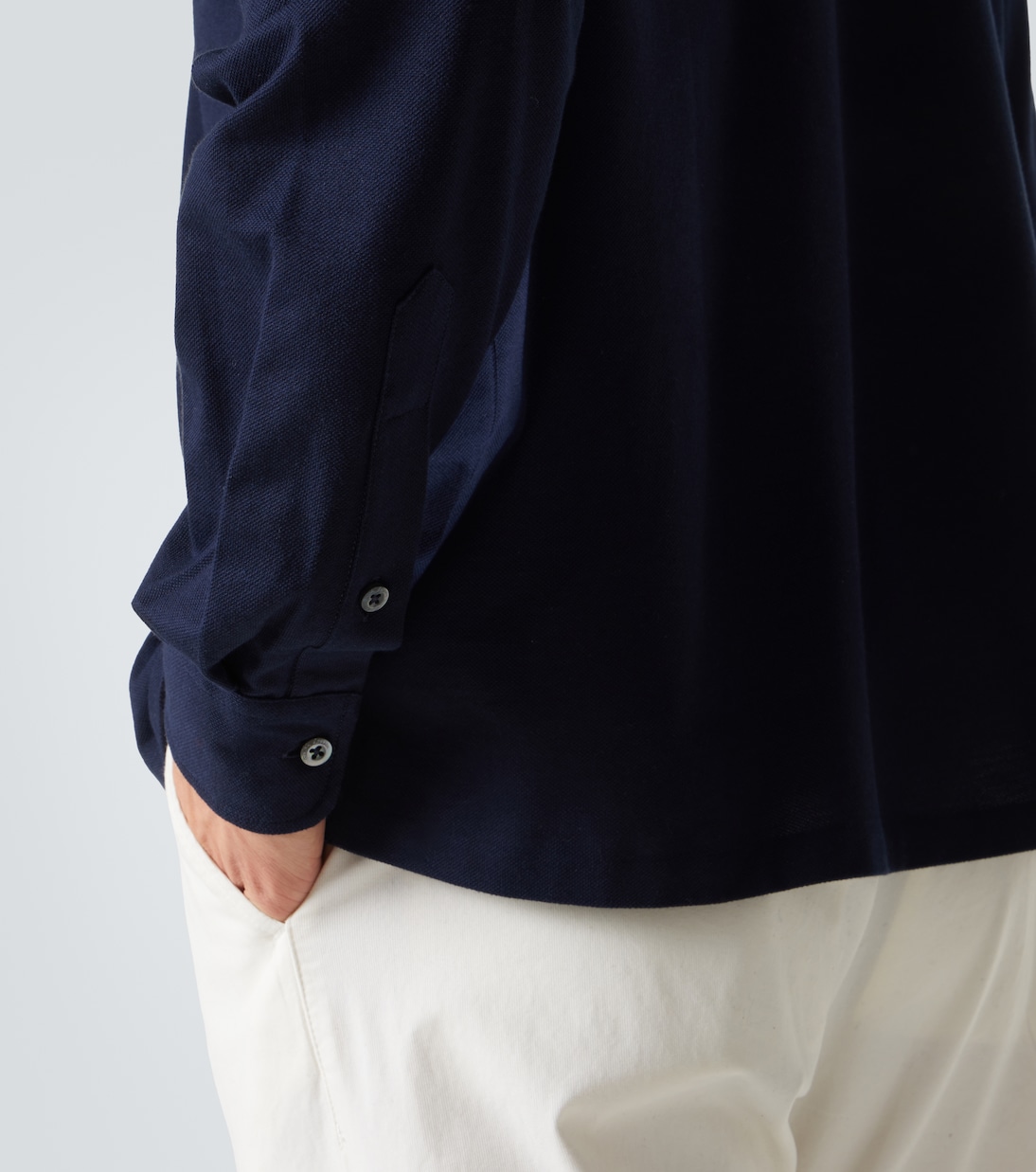 Cotton and cashmere polo shirt | Ralph Lauren Purple Label