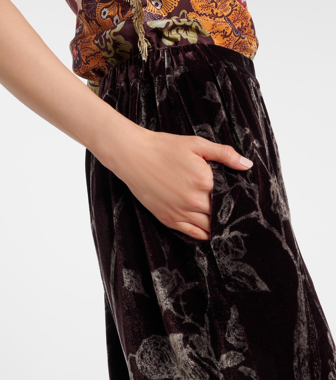 Floral satin pajama pants | La DoubleJ