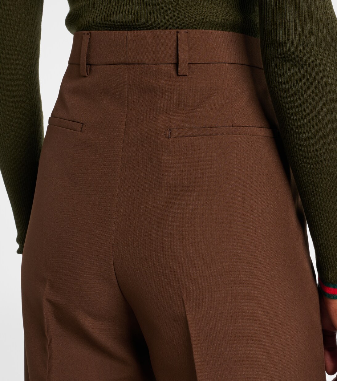 Pantalon droit à taille haute | Gucci