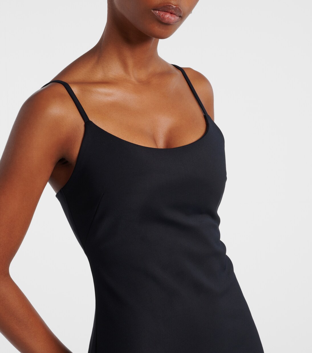 Garter cotton-blend jersey maxi dress | Coperni