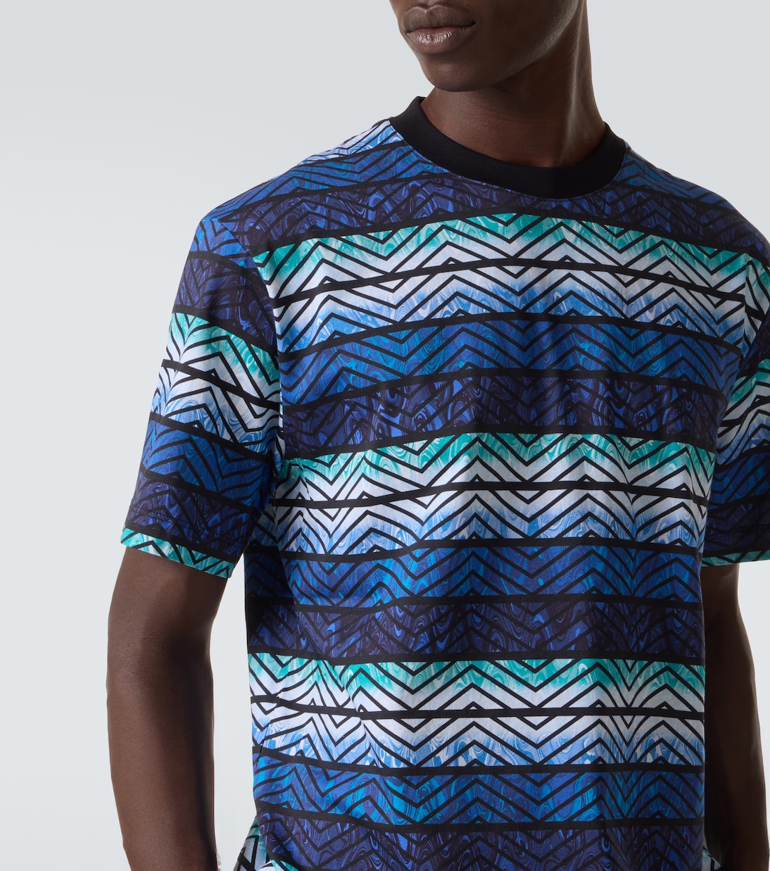 Zig Zag cotton jersey T-shirt | Missoni