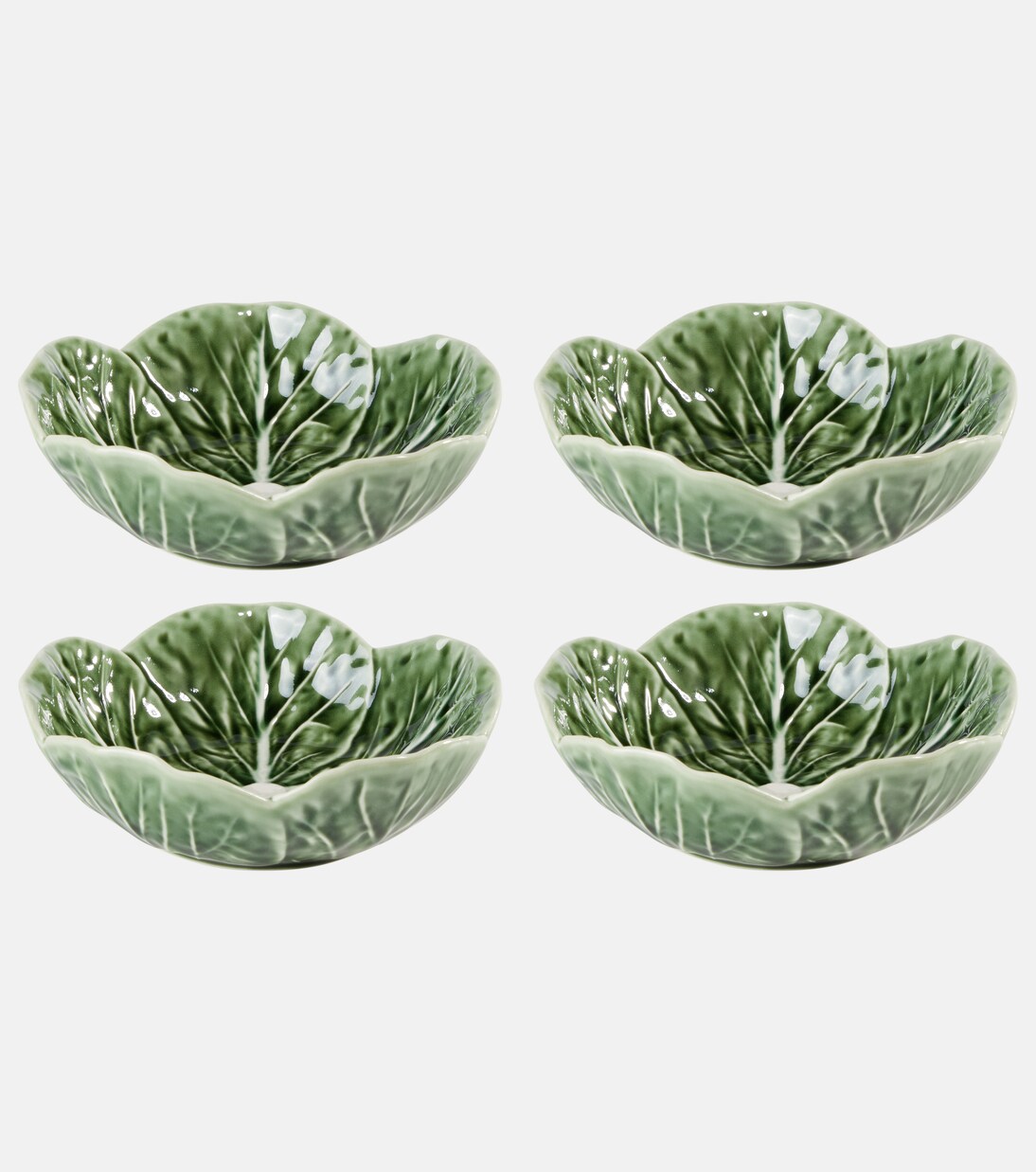 Set de 4 boles Cabbage de loza | Bordallo Pinheiro