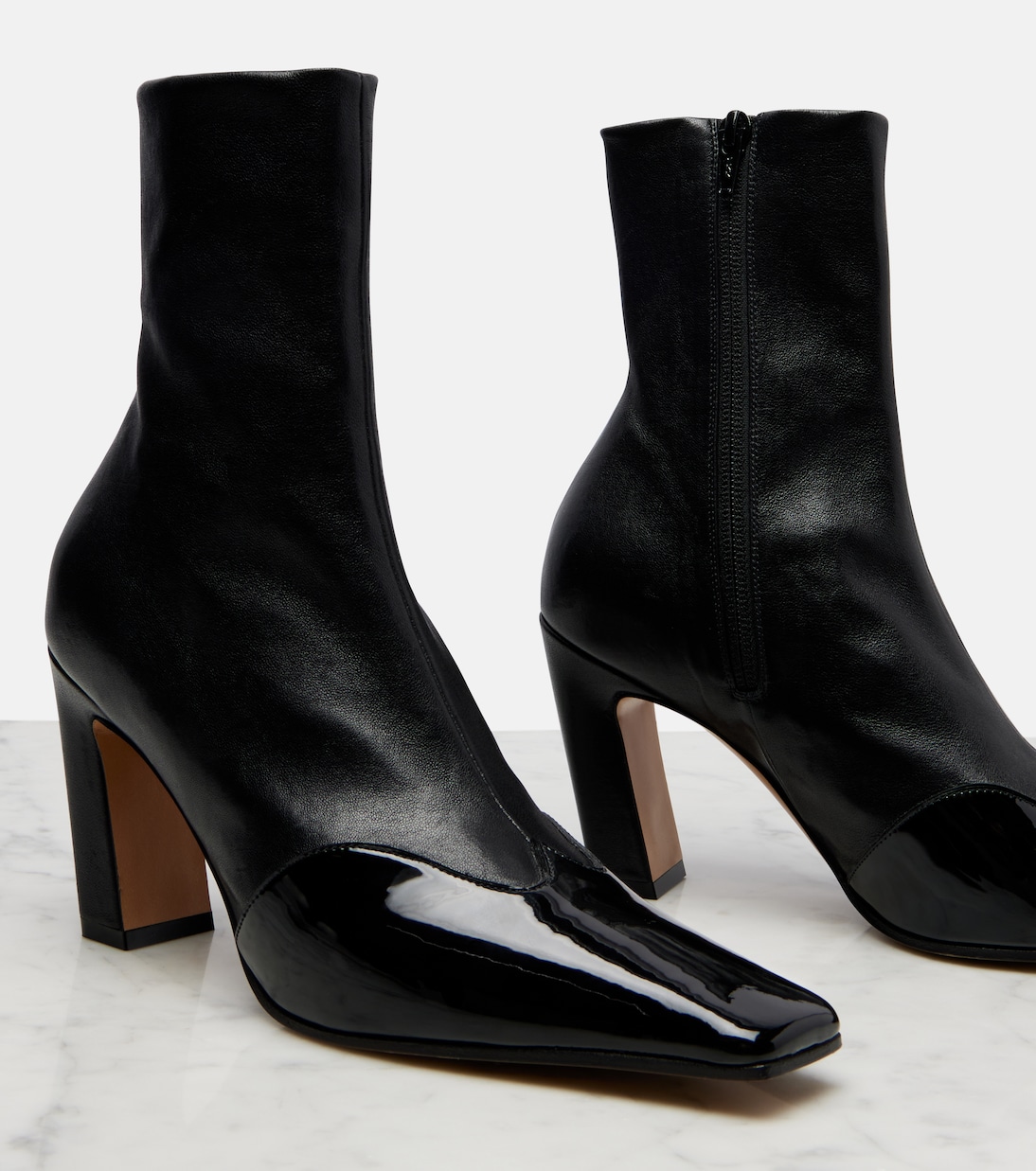 Nevada 85 leather ankle boots | Khaite