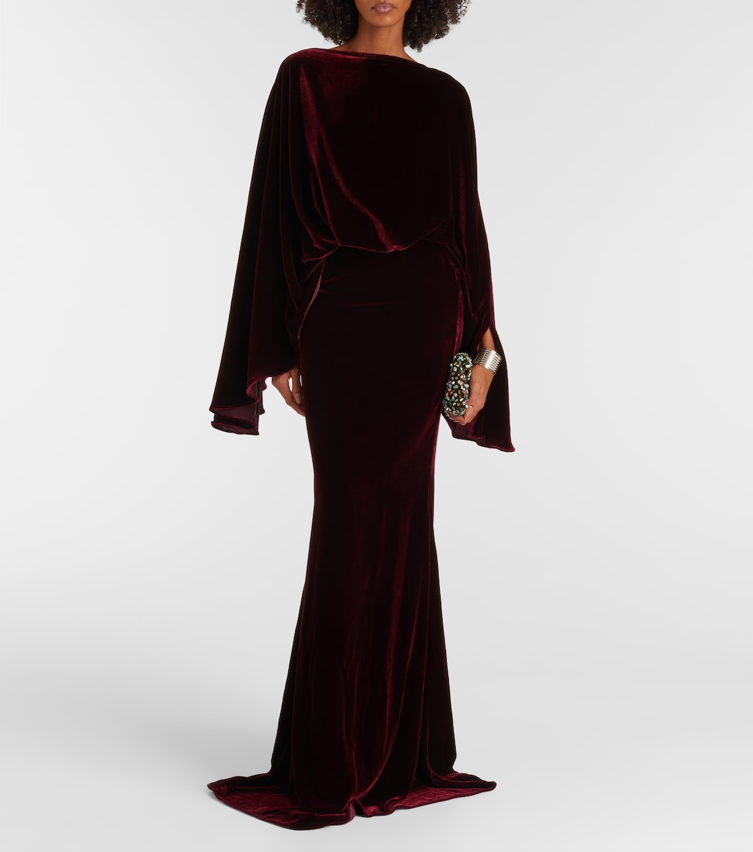 Musidora draped velvet gown | Taller Marmo