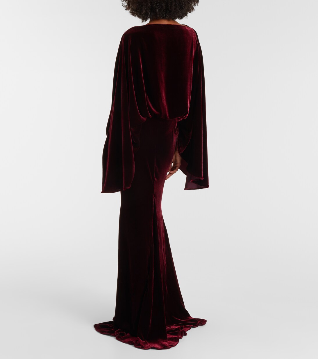 Musidora draped velvet gown | Taller Marmo