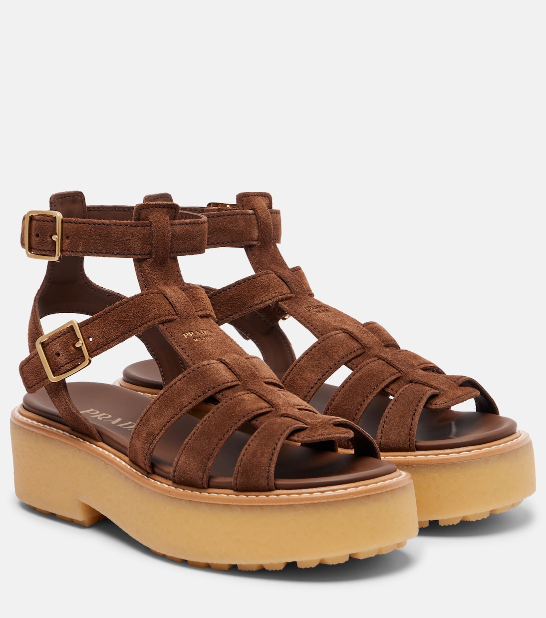 Sandalias de pescador con plataforma | Prada