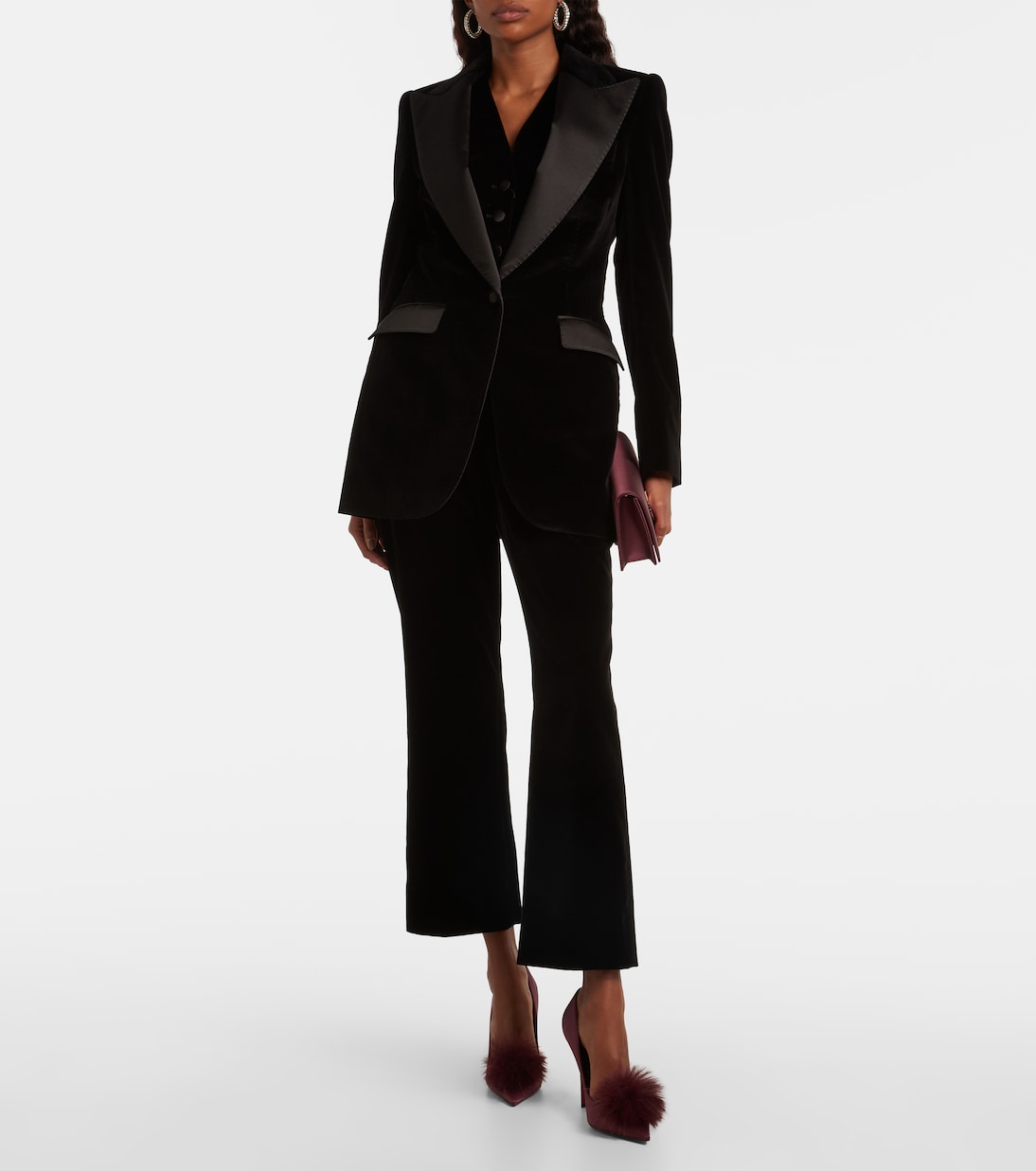 Alana 100 embellished crêpe satin pumps | Christian Louboutin