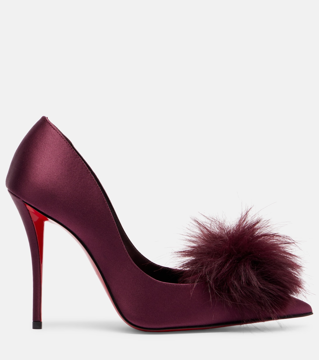 Alana 100 embellished crêpe satin pumps | Christian Louboutin