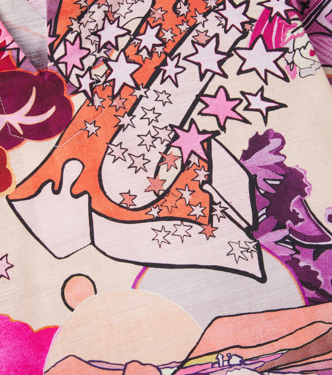 Bedrucktes Kleid aus Baumwolle | Zimmermann Kids