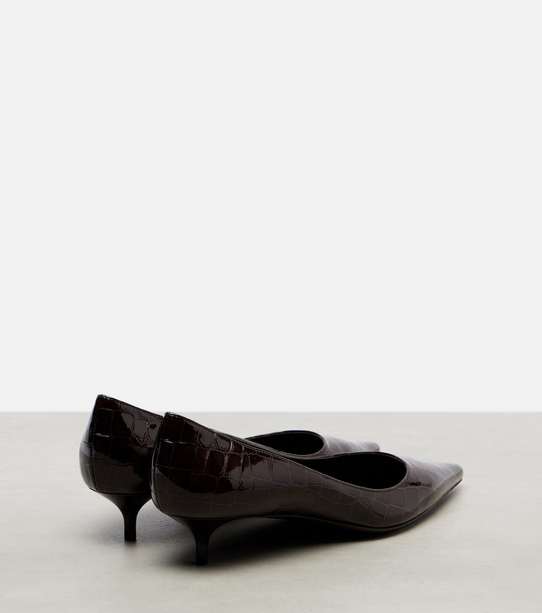 Amelia 35鳄鱼纹效果皮革高跟鞋 | Jimmy Choo
