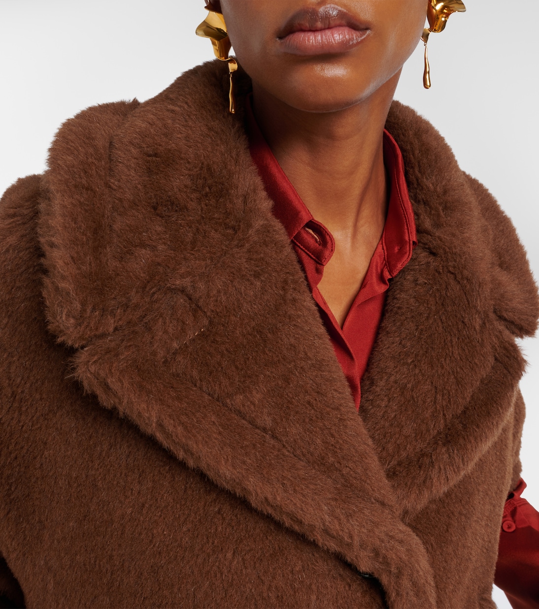 Corvino teddy cape | Max Mara