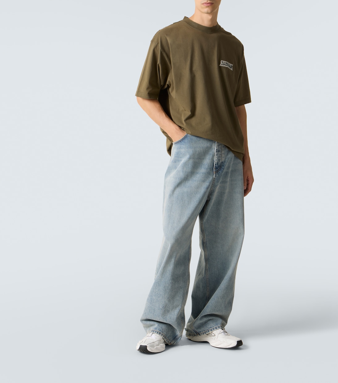 Logo cotton jersey T-shirt  | Balenciaga