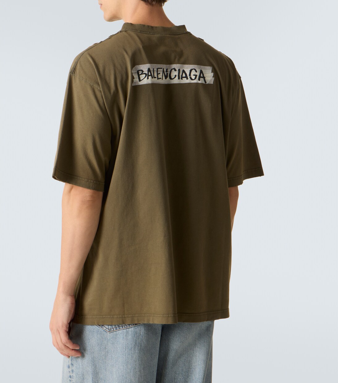 Logo cotton jersey T-shirt  | Balenciaga