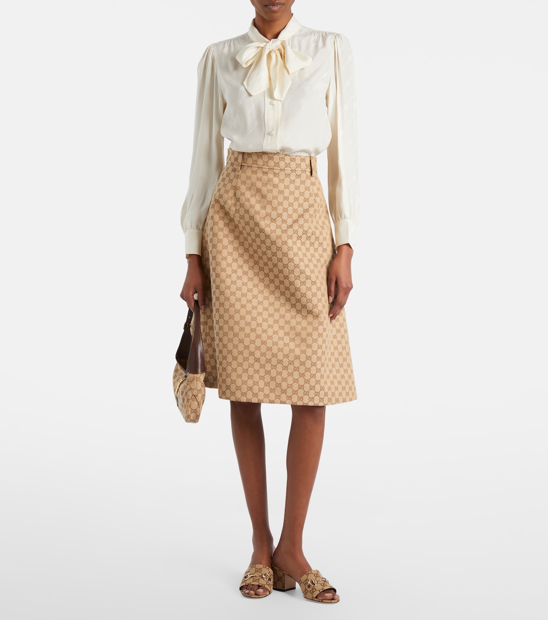 Horsebit GG Canvas mules | Gucci