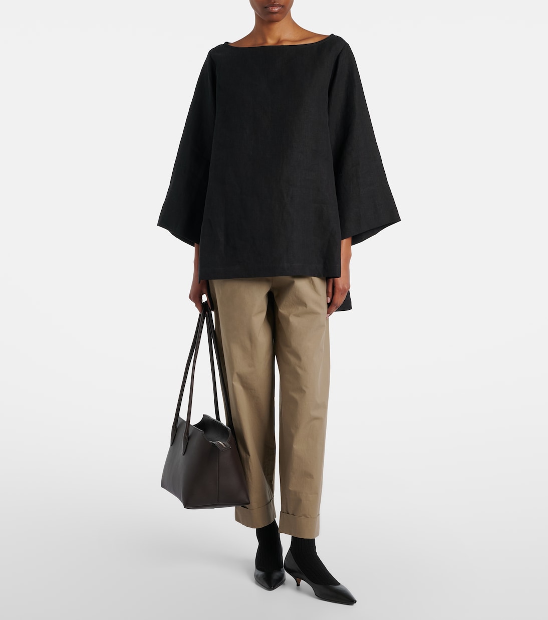 Terrasse leather shoulder bag | The Row