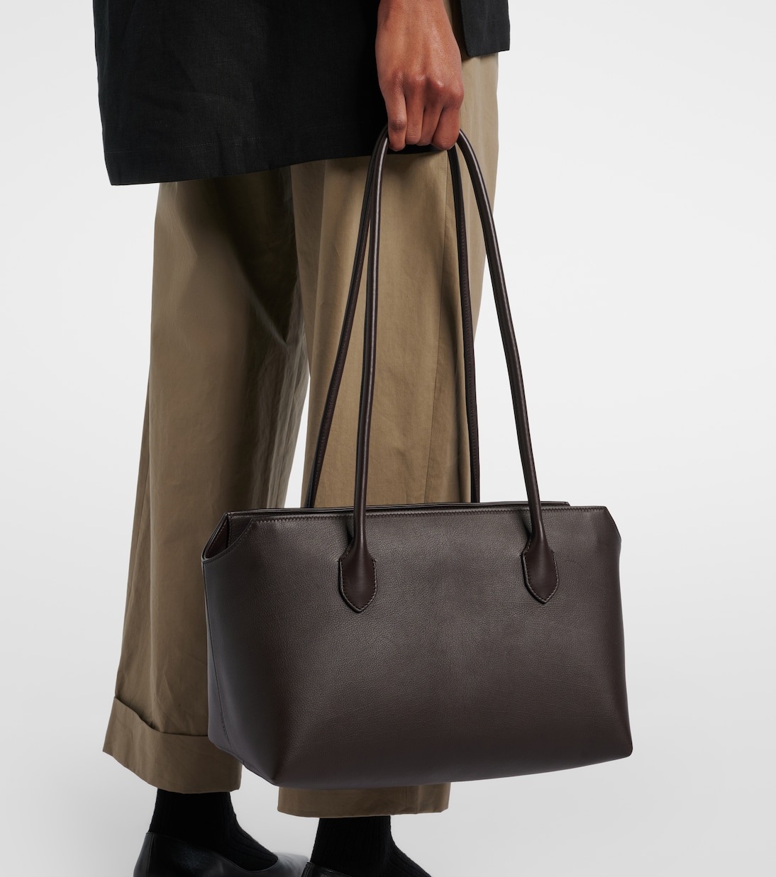 Terrasse leather shoulder bag | The Row