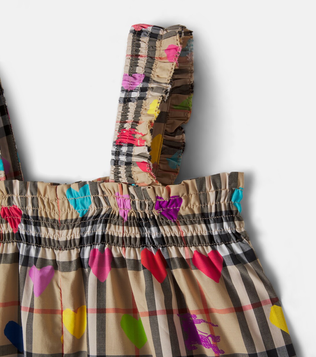 Peto Burberry Check de algodón | Burberry Kids