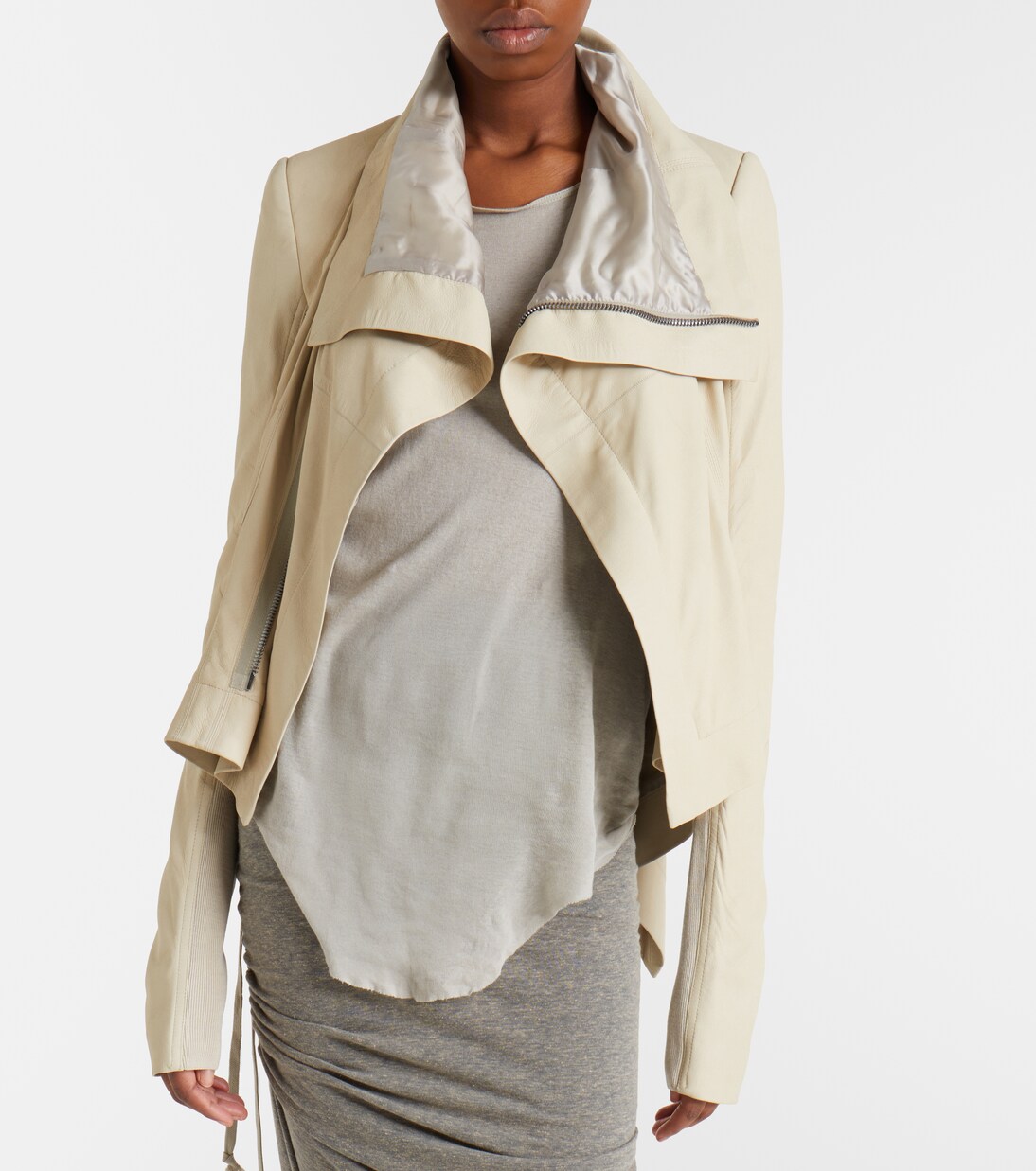 Naska leather biker jacket | Rick Owens