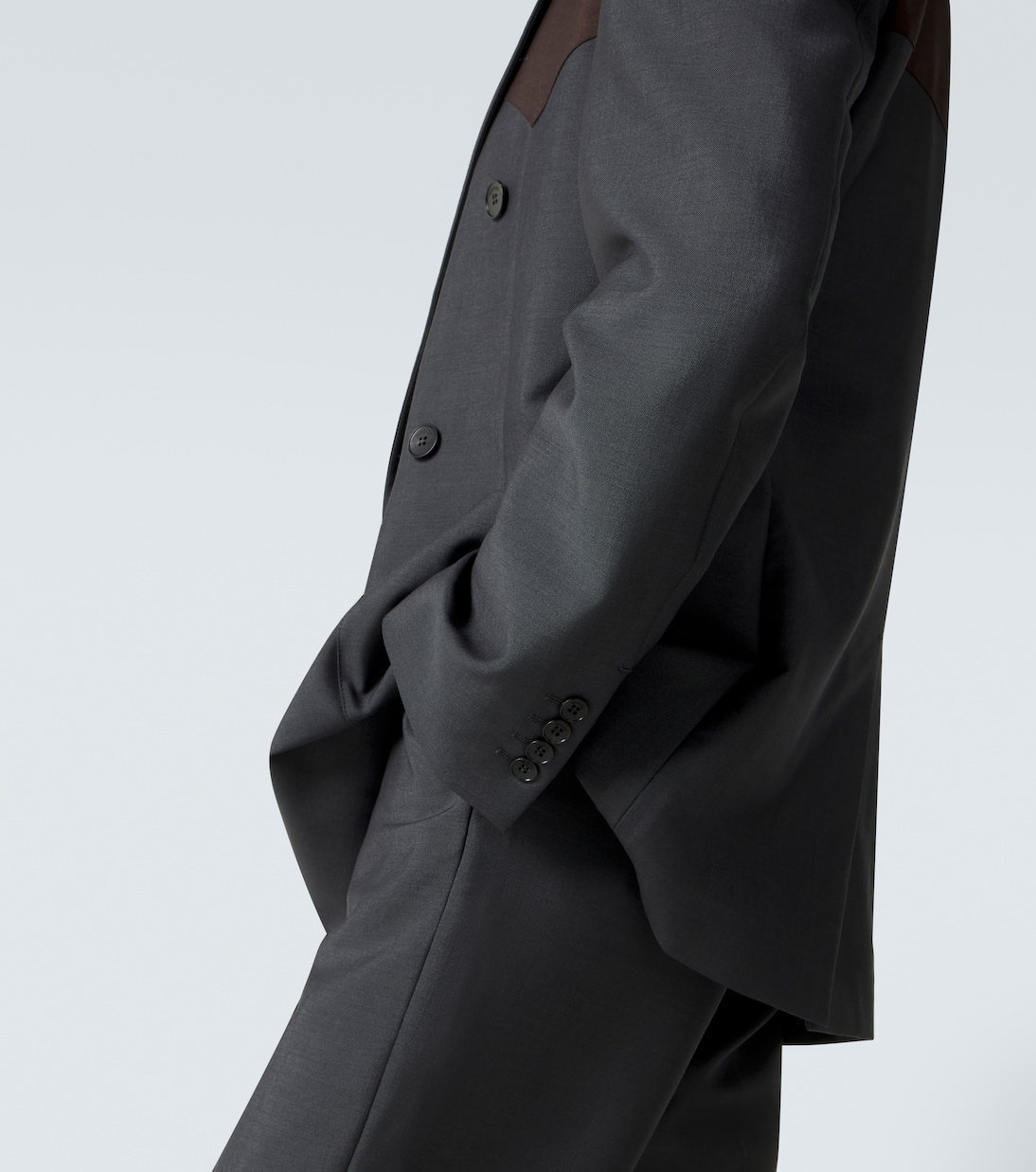 Medusa羊毛与马海毛西装式外套 | Versace