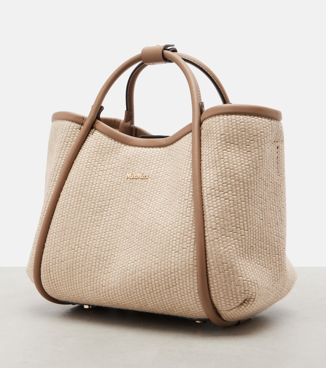 Sac Marin Small bordé de cuir | Max Mara