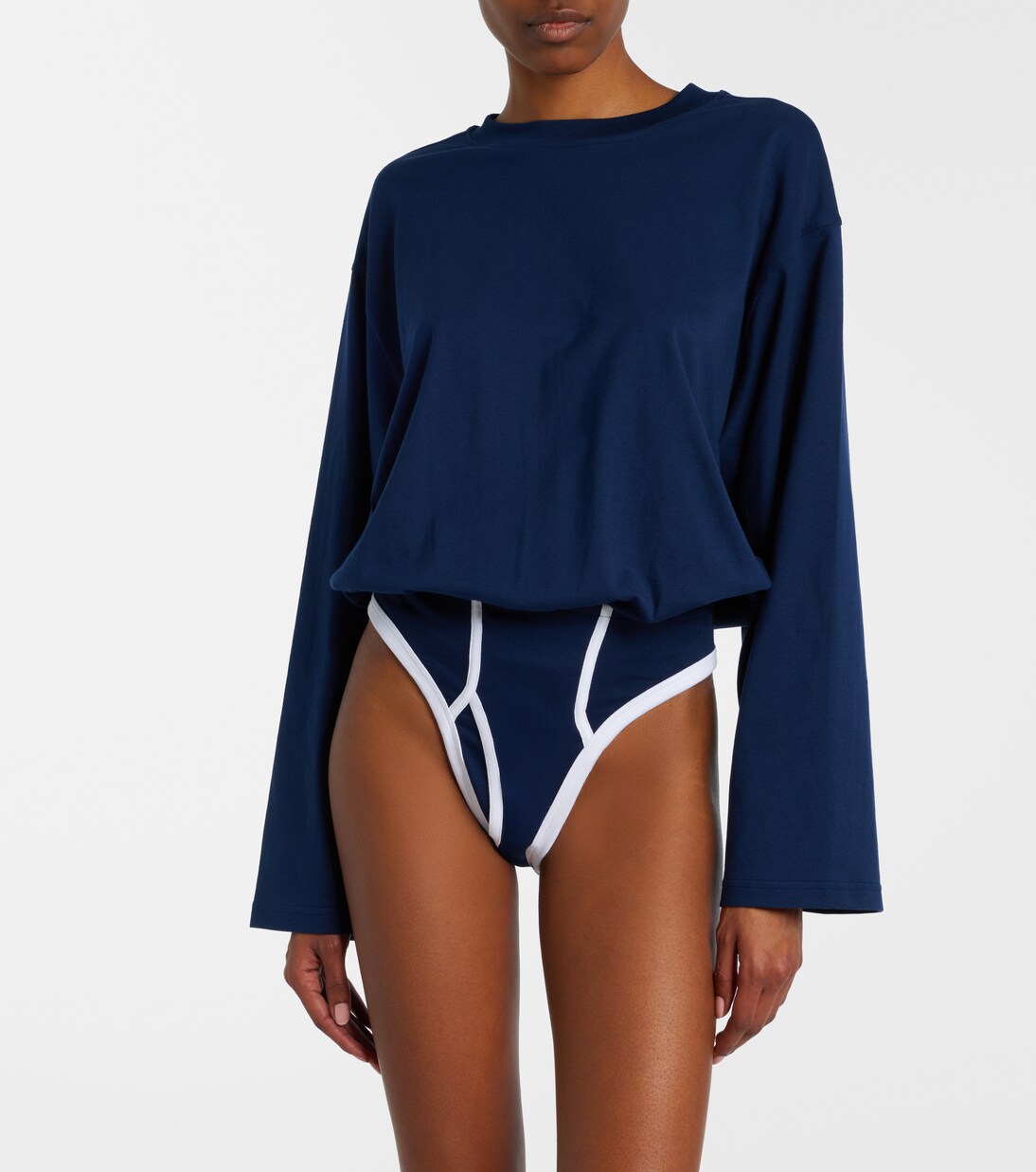 Oversize-Body aus Baumwolle | Jean Paul Gaultier