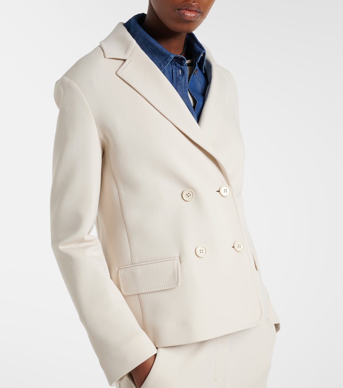 Badia cotton-blend jersey blazer | 'S Max Mara