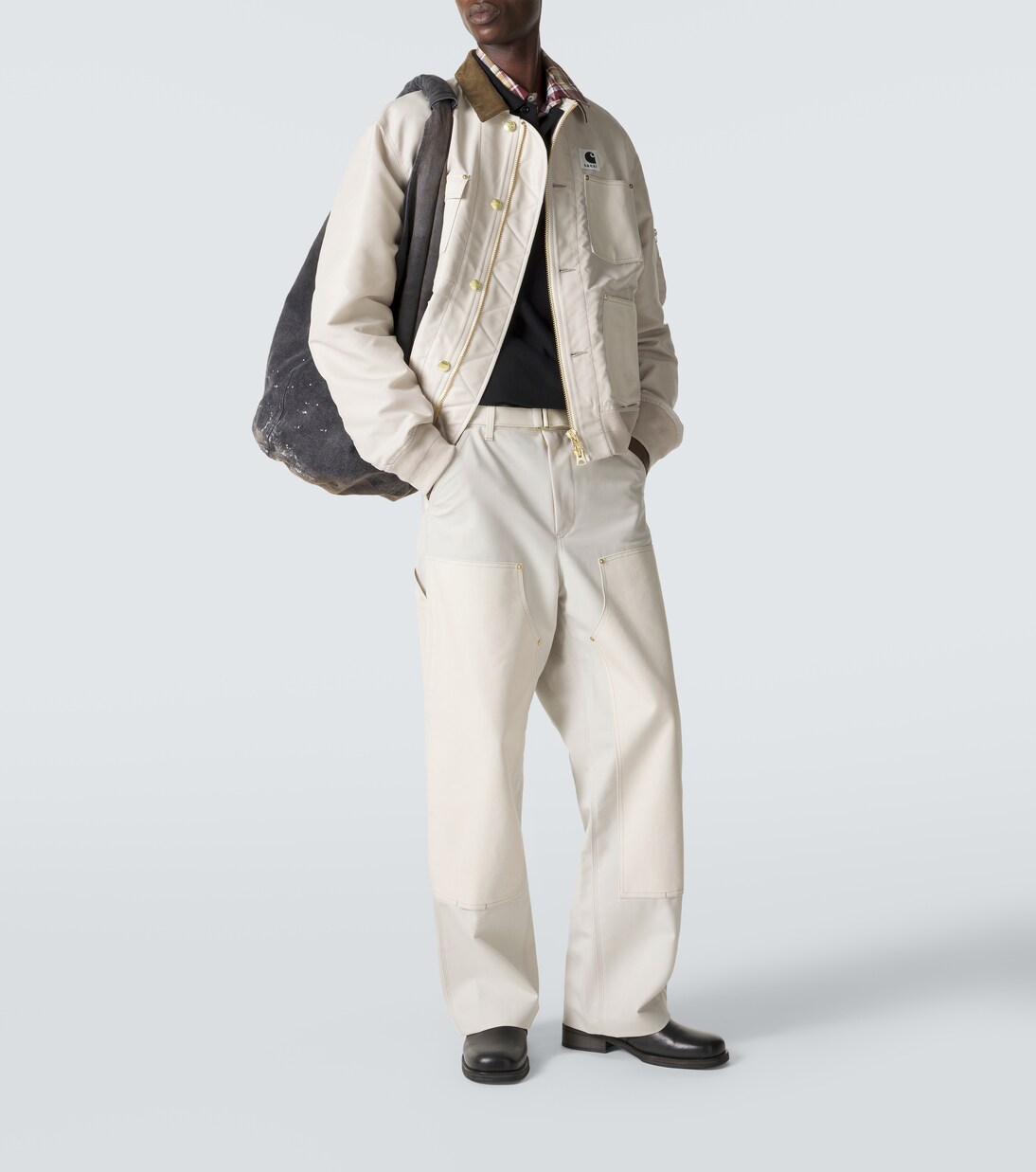 x Carhartt corduroy-trimmed blouson jacket | Sacai