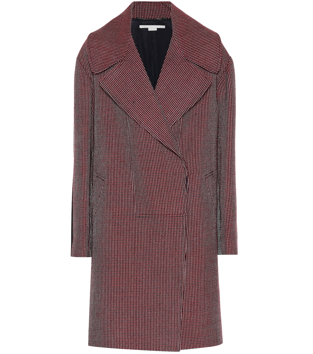 Houndstooth check wool coat | Stella McCartney
