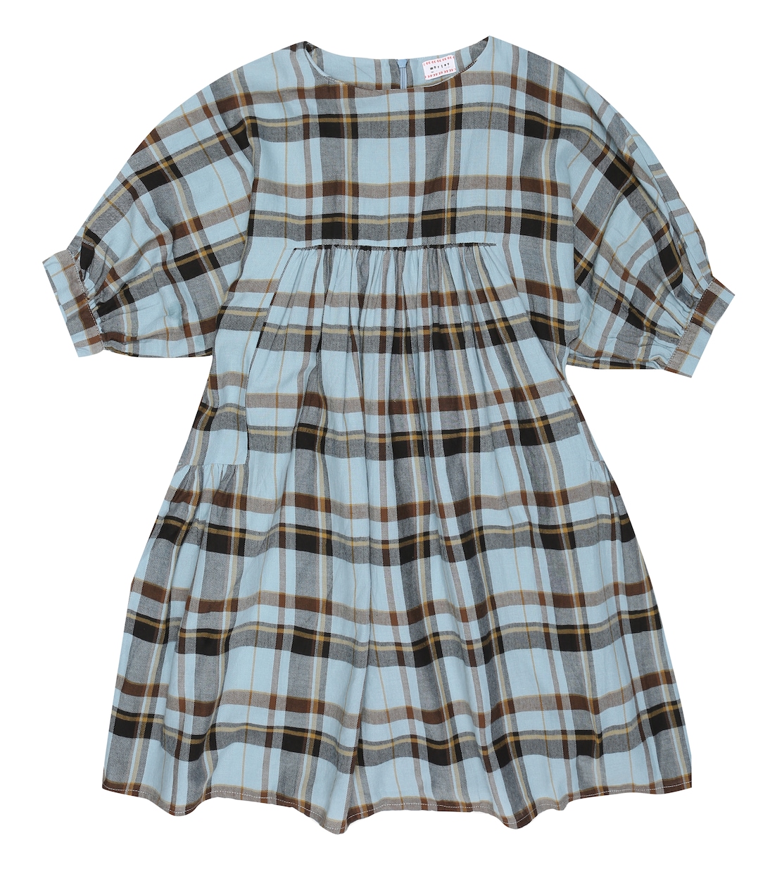 Vestido Maude de algodón de cuadros | Morley
