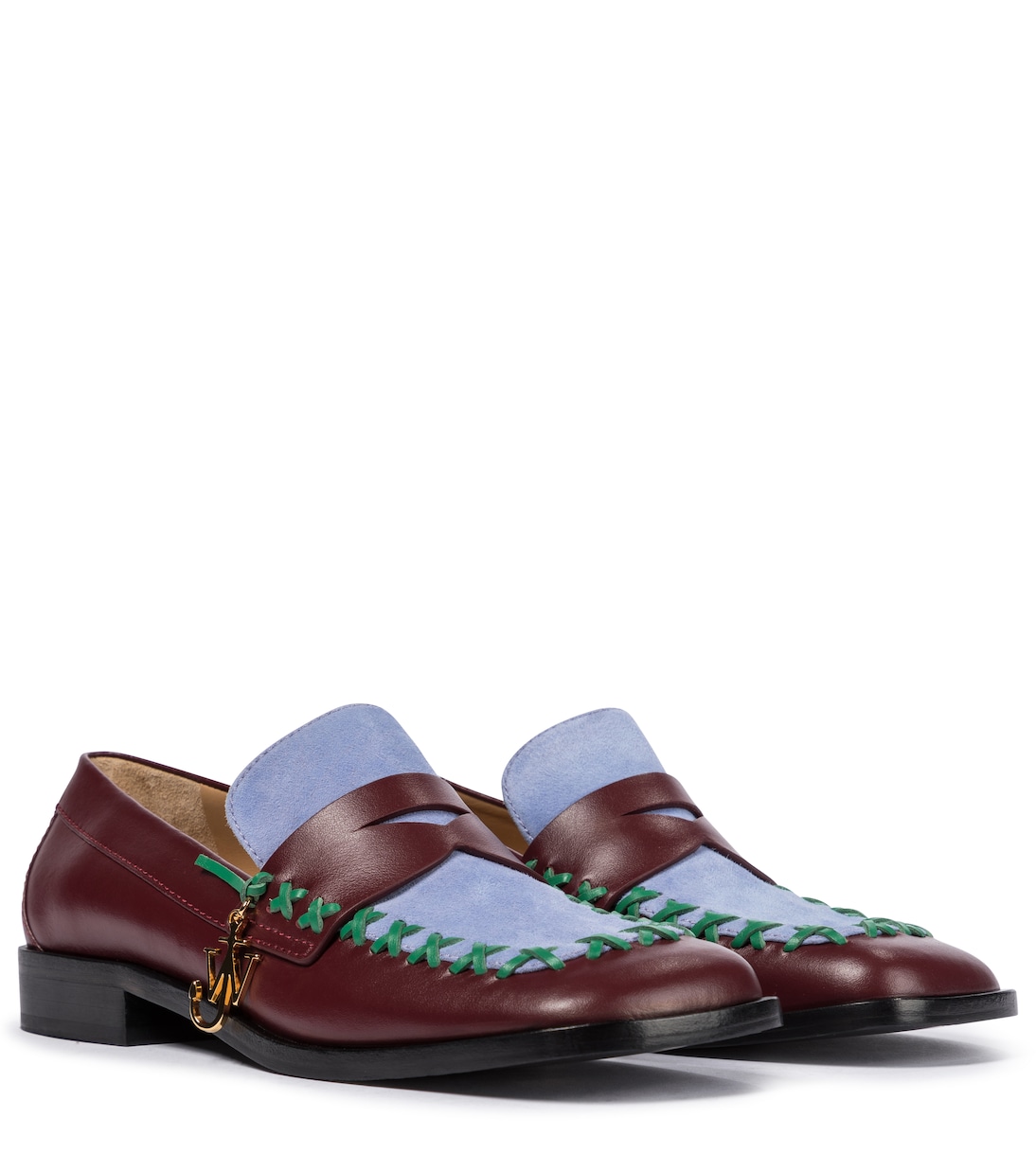 Stitch leather loafers | JW Anderson