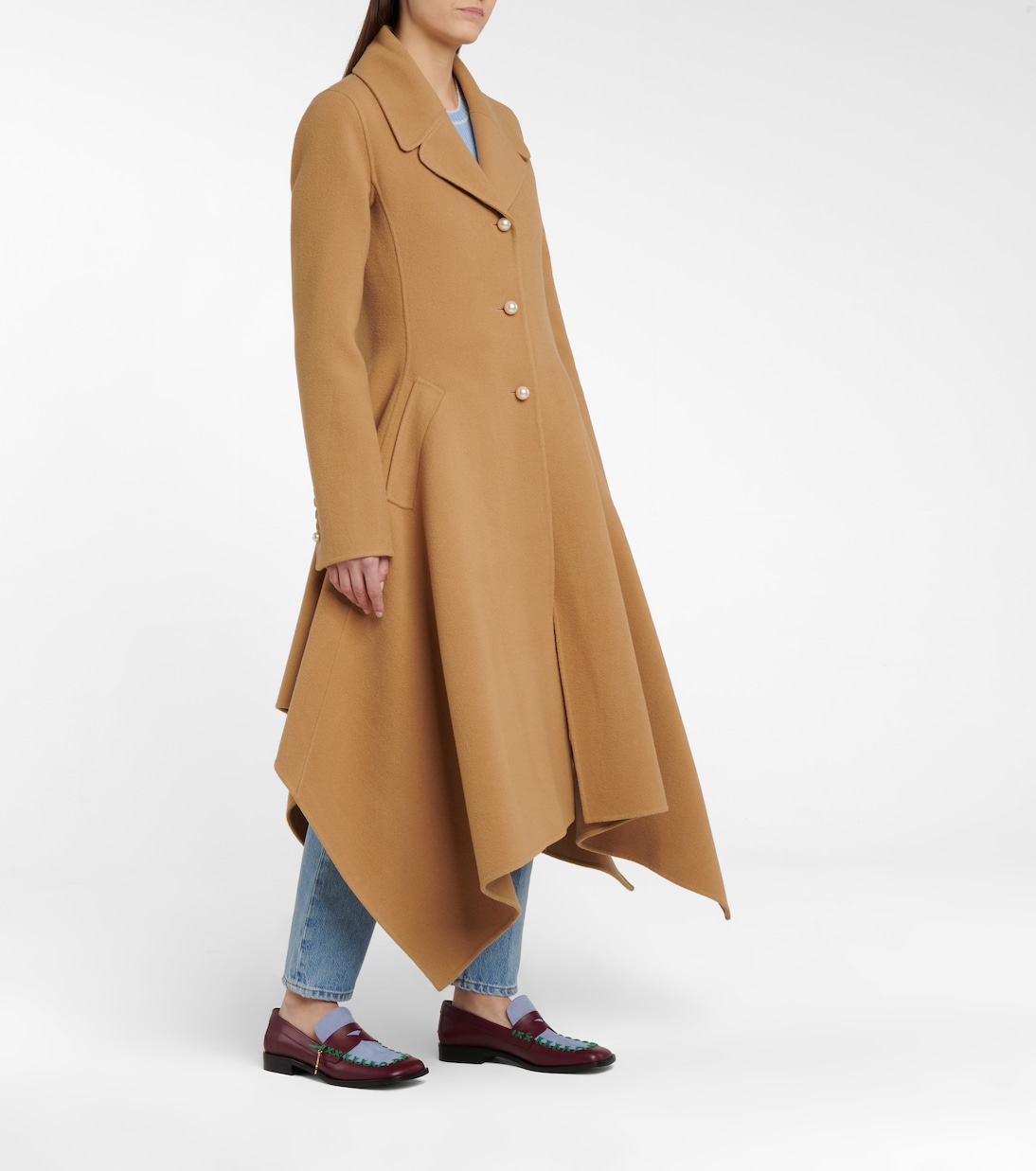 Stitch leather loafers | JW Anderson