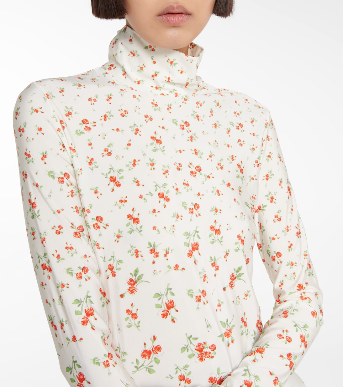 Bedrucktes Top aus Jersey | Rabanne