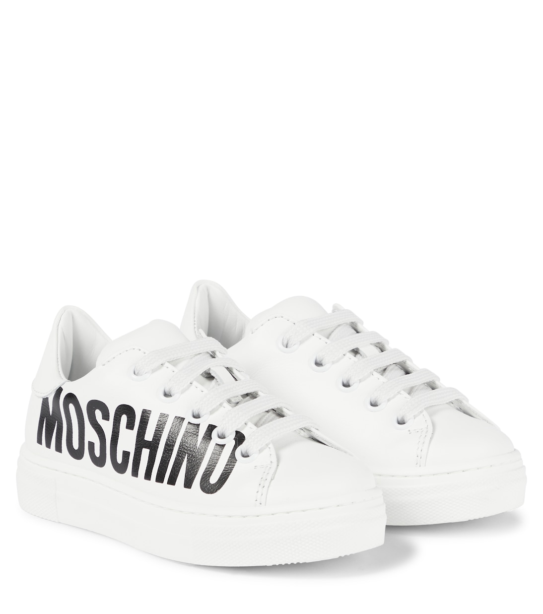 Sneakers aus Leder mit Logo | Moschino Kids