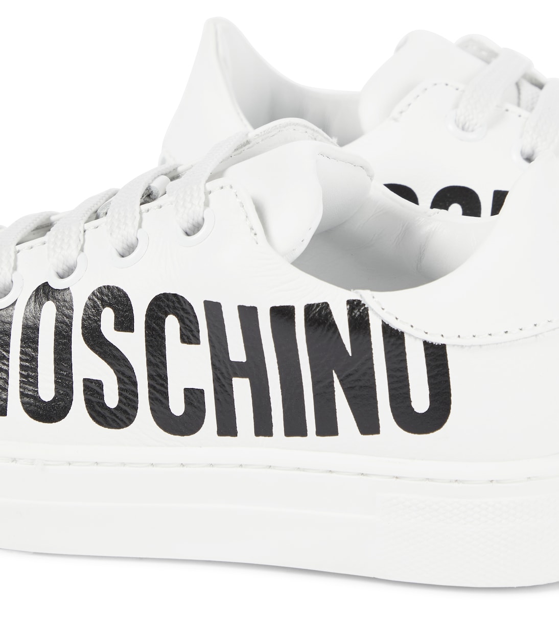 Sneakers aus Leder mit Logo | Moschino Kids