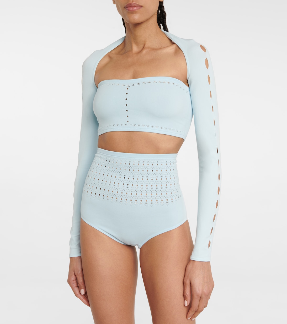 Bolero in tessuto tecnico con cut-out | Alaïa