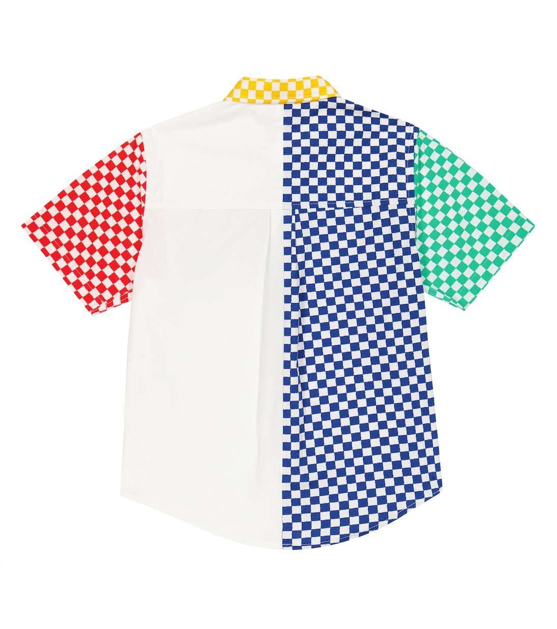 Camisa de algodón con bloques de color | Stella McCartney Kids