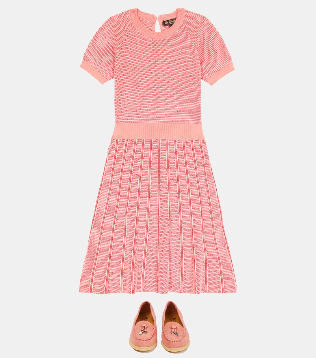 Robe Lollipop en coton et cachemire | Loro Piana Kids