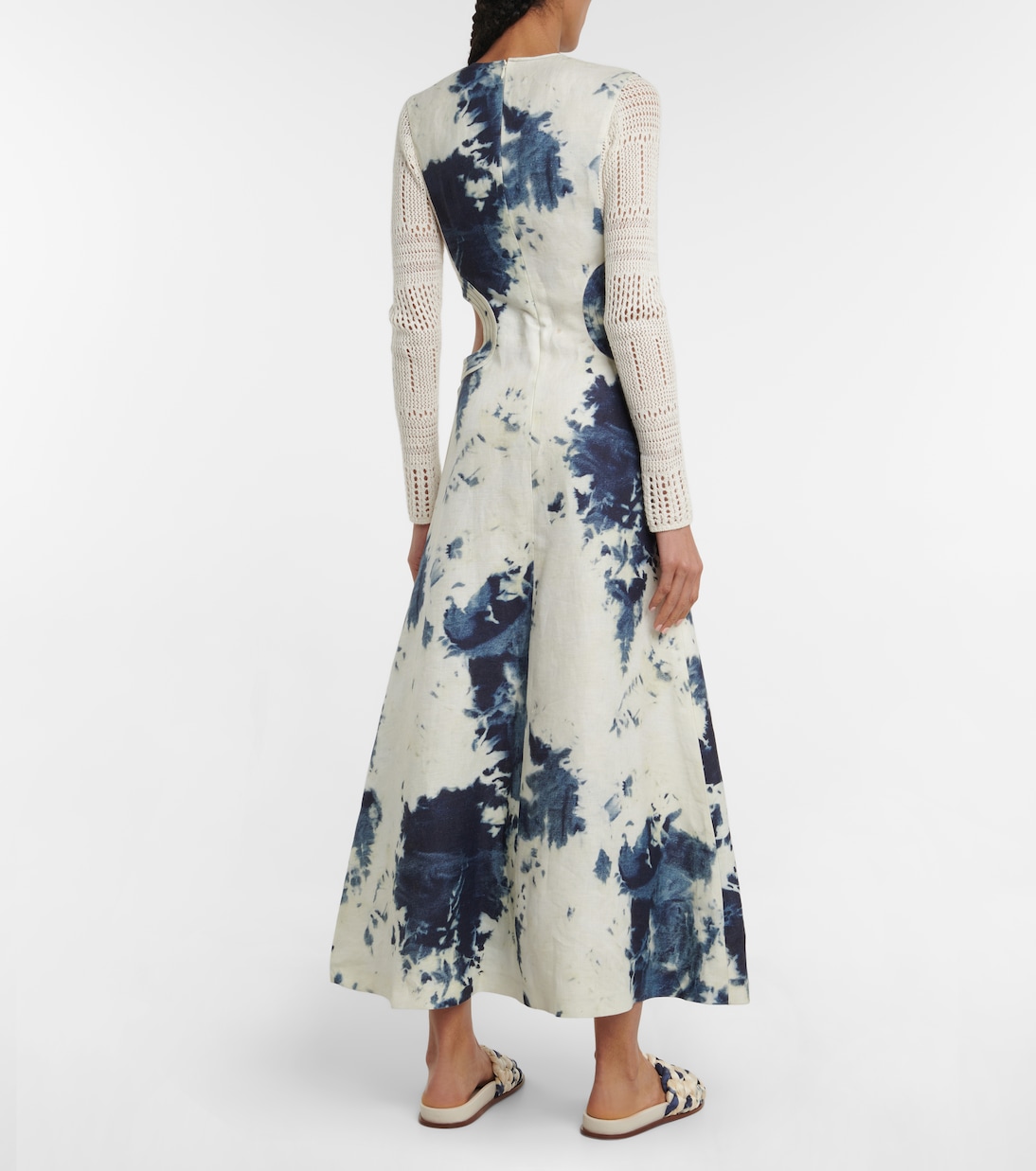 Abito midi tie-dye con cut-out | Chloé