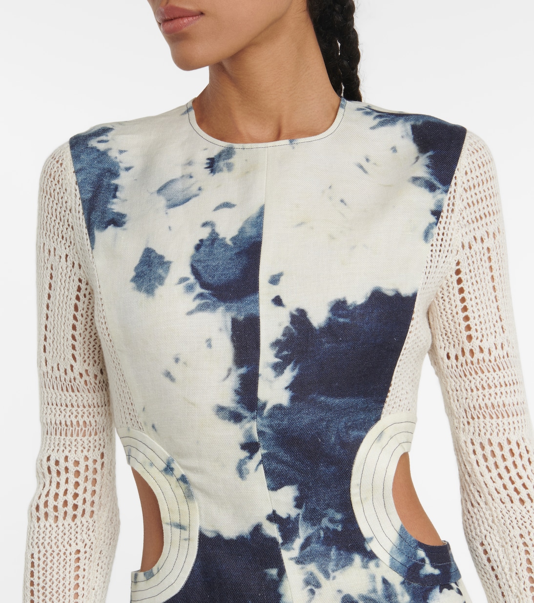 Abito midi tie-dye con cut-out | Chloé