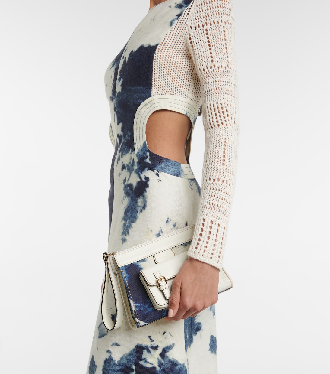 Abito midi tie-dye con cut-out | Chloé