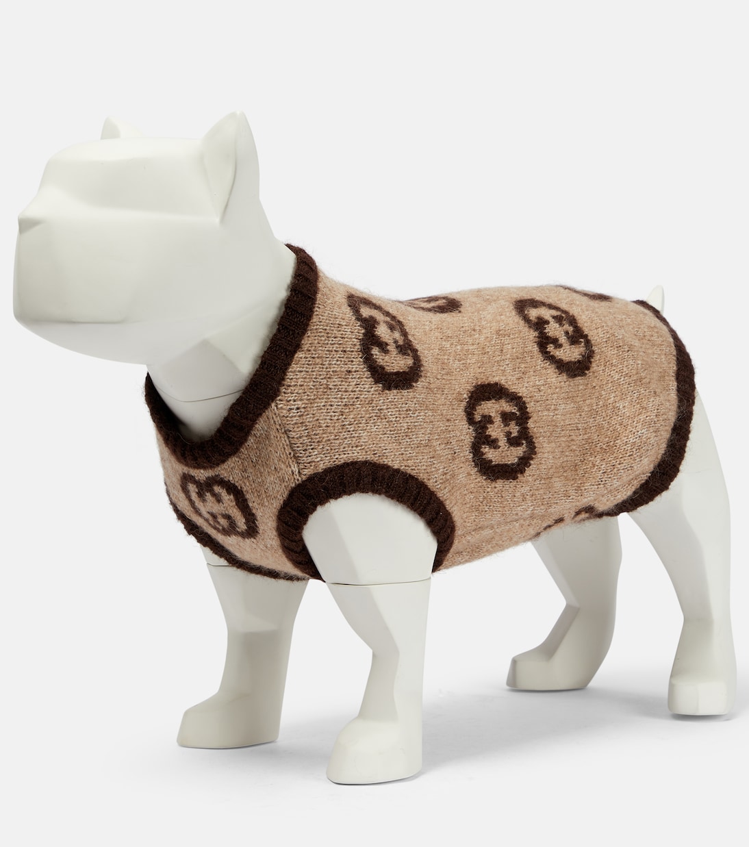 Interlocking G mohair blend dog sweater in multicoloured Gucci Mytheresa