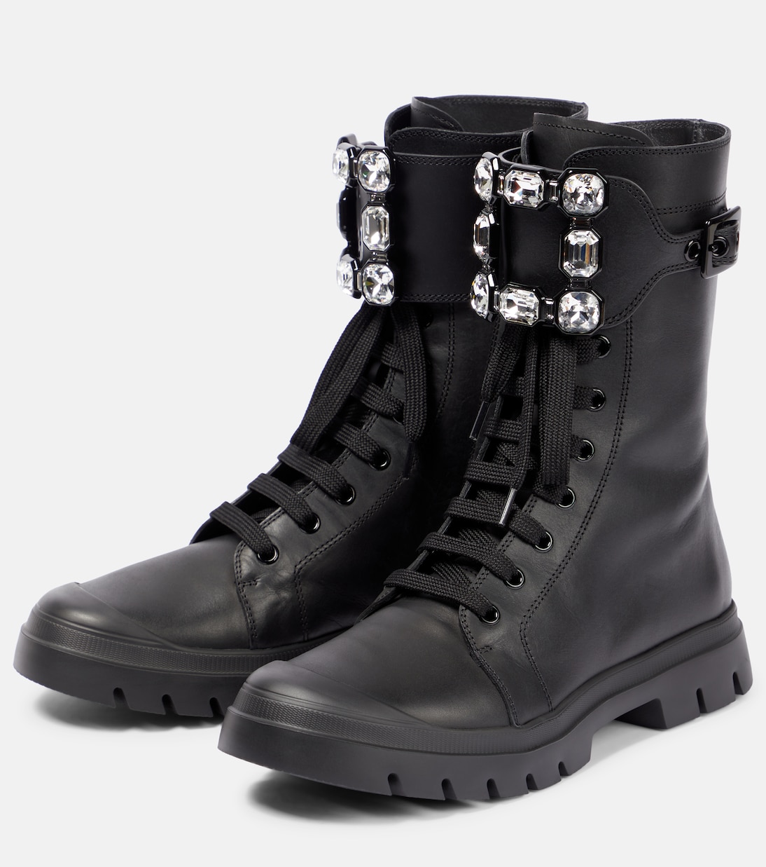 Schnürstiefel Viv' Walky aus Leder | Roger Vivier
