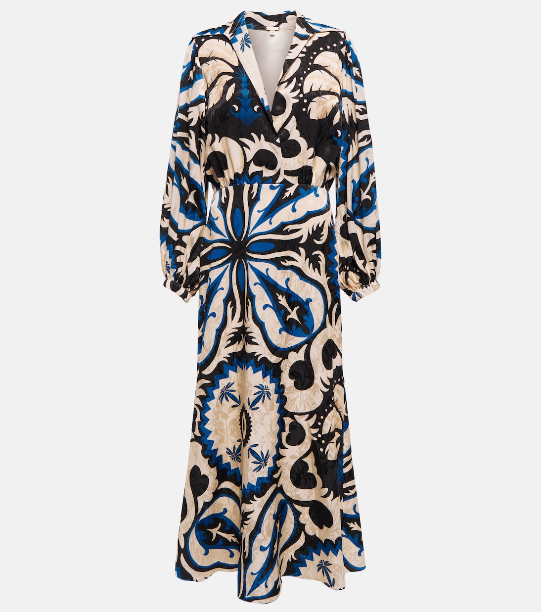 Blurred Reality jacquard midi dress | Johanna Ortiz